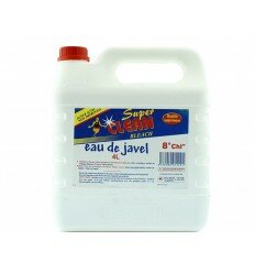 SUPER CLEAN Eau de Javel 8° - 4 L